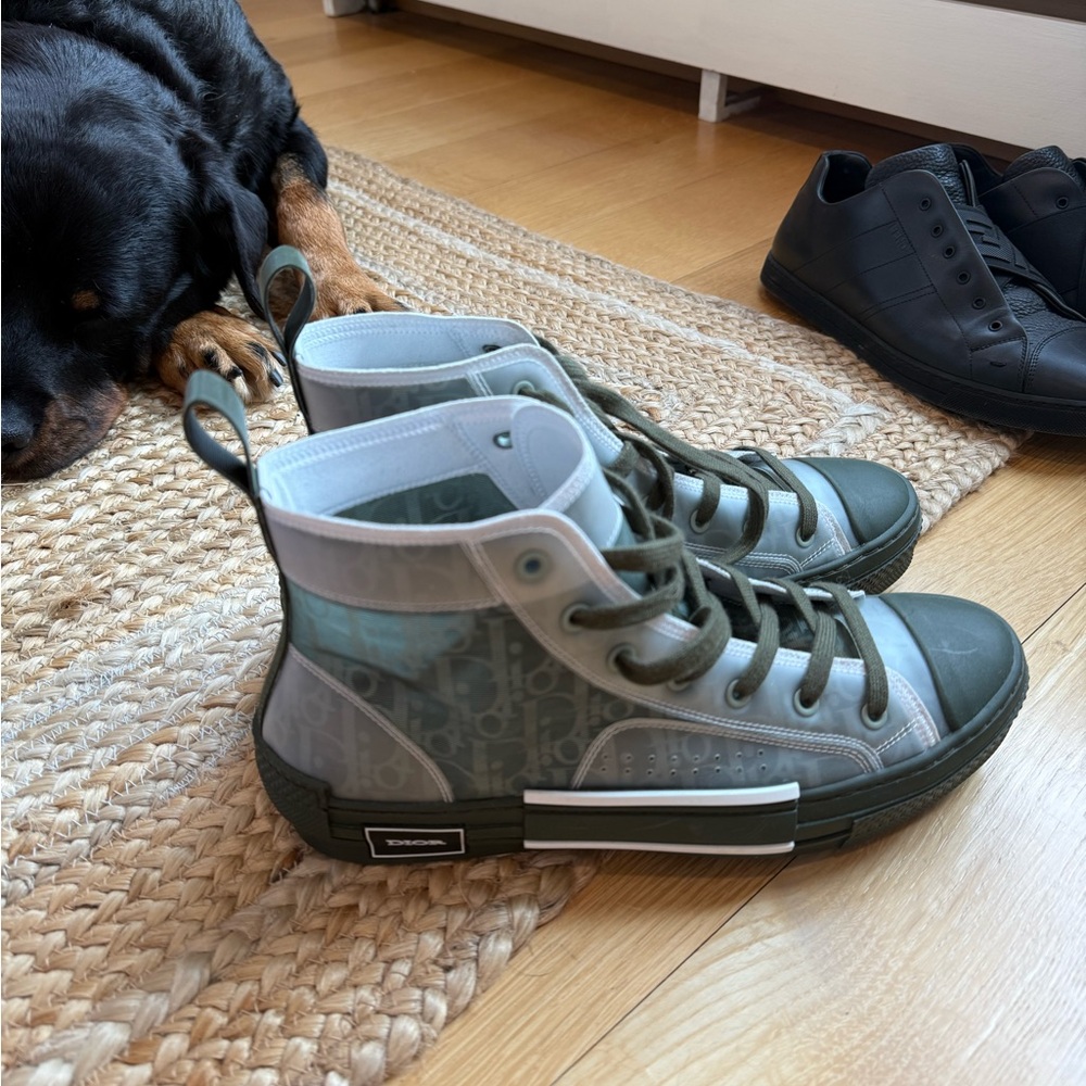Dior High-Top Sneakers - Green